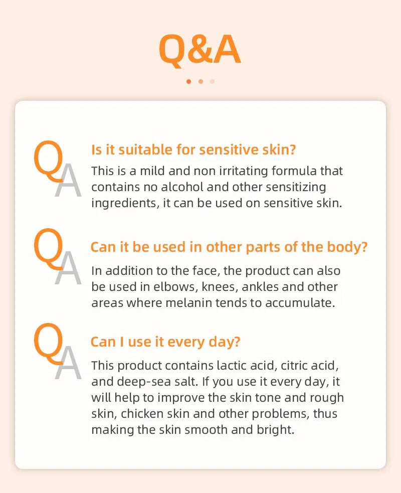Orange Exfoliating Gel