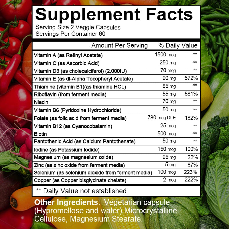 Daitea Multivitamin & Mineral Supplement