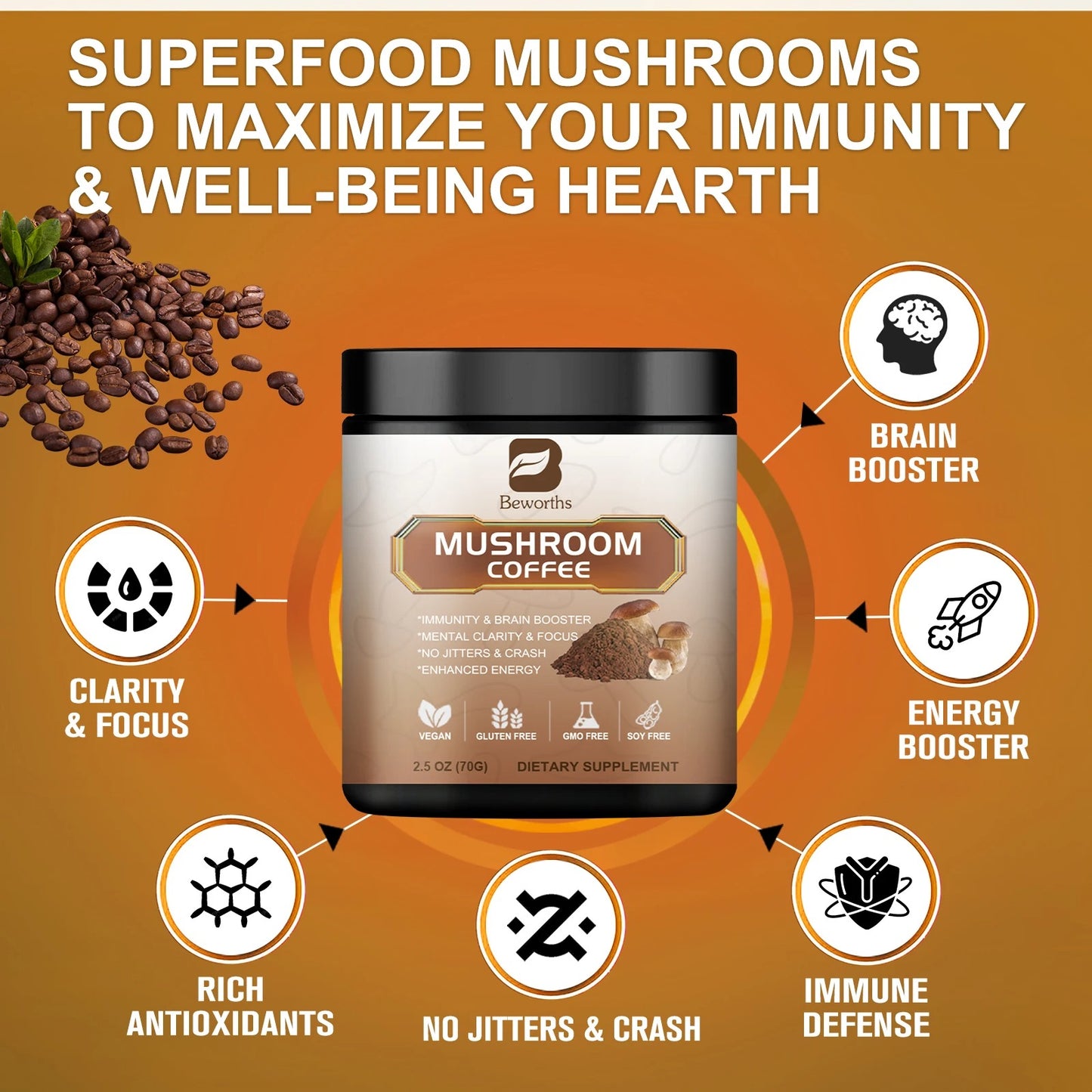 10 in 1 Mushroom Coffee